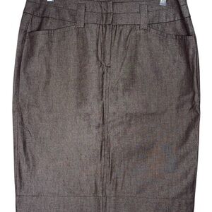 ✨VINTAGE LUX✨ Trina Turk Silk Skirt w/ Lace Trim